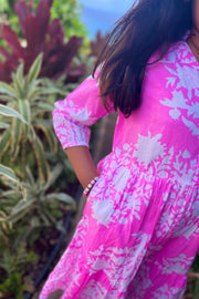 Mini Maile Pink Dress - Aryana Clothing