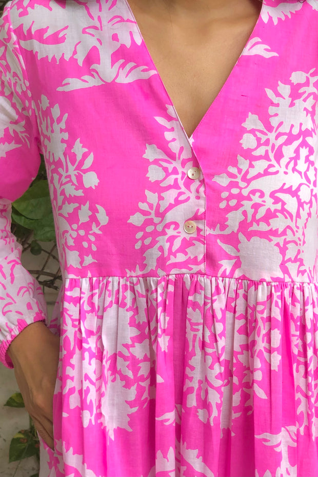 Maile Pink Mama Dress - Aryana Clothing
